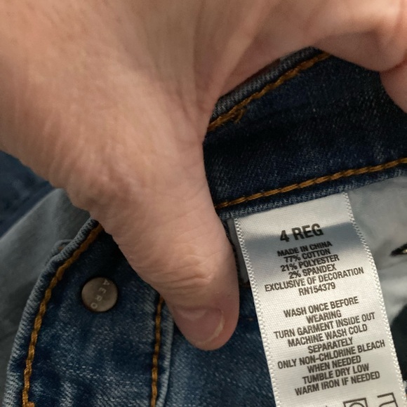 Aeropostale Women's high waisted jeggings in Dark Blue and Light Blue - Picture 2 of 4